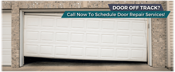 Garage Door Off Track In Location